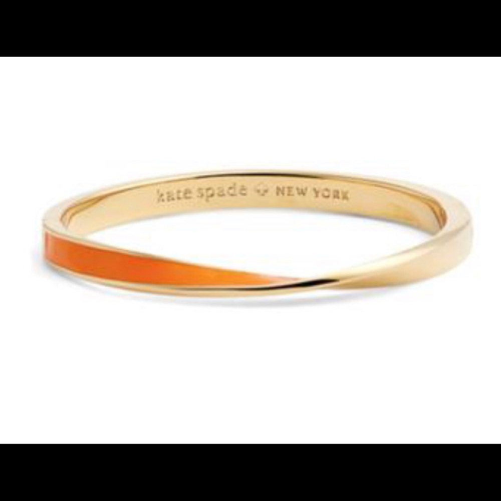 Kate Spade Hinged twisted bangle